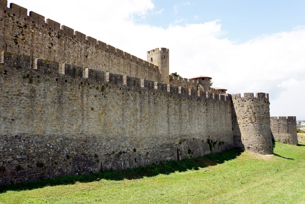 a castle wall