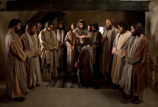 Christ ordaining and setting apart the twelve Apostles