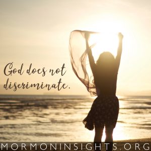 God does not discriminate.