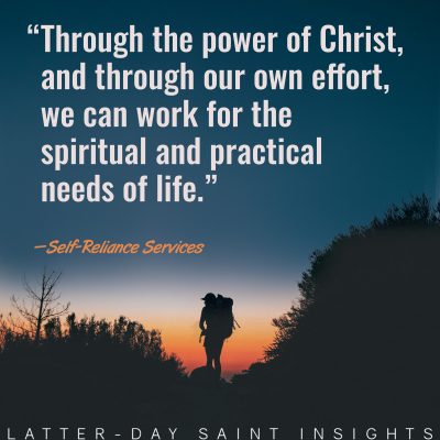"Through the power of Christ, and through our own effort, we can work for the spiritual and practical needs of life." —Self-Reliance Services